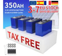 4-8PCS Grado A 3.2V 50Ah 100Ah 320Ah 350Ah Lifepo4 Batteria Al Litio Ferro Fosfato FAI DA TE 12V 24V 36V 48V Cellulare Ricaricabile Senza Imposta 100AH-4PCS