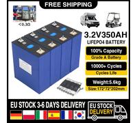 4-8PCS Grado A 3.2V 50Ah 100Ah 320Ah 350Ah Lifepo4 Batteria Al Litio Ferro Fosfato FAI DA TE 12V 24V 36V 48V Cellulare Ricaricabile Senza Imposta 100ah-4pcs