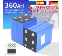 4-8PCS Grado A 3.2V 50Ah 100Ah 320Ah 360Ah Lifepo4 Batteria Al Litio Ferro Fosfato FAI DA TE 12V 24V 36V 48V Cellulare Ricaricabile Senza Imposta