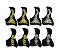 4/8pcs PVC Guitar Punteggio Per Battute Anti-scratch Plate Folk Acustic Acustic Acustic Adesive Plate Play Palguard Easy Installa