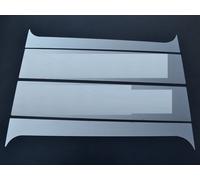 4 Acciaio Inox Nero Porta Pilastri per DAF XF 95/105 Specchio Cromo Decorazioni