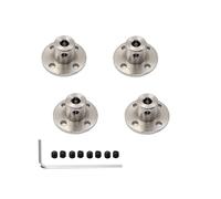 4 accoppiatori rigidi a flangia da 4 mm, guida rigida in acciaio, accessori con chiave esagonale e viti di bloccaggio per vari progetti fai da te e motori di modellismo RC