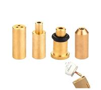 4 adattatori di ricarica per gas di ricambio compatibili con accendini S.T. Dupont, giallo/rosso/verde/blu, parti di riparazione fai da te per un facile riempimento del gas e un uso ottimale