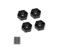 4 adattatori esagonali per ruote in metallo, parti aggiornate per ARRMA 1/10 Granito Senton Big Rock VORTEKS Typhon RC Car (nero)