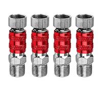 4 adattatori per aerografo, adattatori per connettori per aerografo da 1/8", adattatori maschio e connettori femmina, connettore di accoppiamento a sgancio rapido per compressore d'aria e tubo