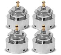 4 adattatori per valvole del radiatore da 30,5 mm, compatibili con Vaillant (ricambio per 700097), metallo, accessori per termostati per radiatori