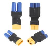 4 adattatori XT60 a EC5, convertitore di corrente senza fili, spina per batteria Lipo RC, drone FPV, modello auto, batteria aeronautica, con spina XT60 su presa EC5 e presa XT60 su spina EC5