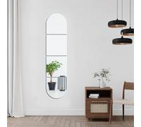 4 adesivi acrilici a specchio per migliorare salotti e bagni con stile (30 x 120 x 0,1 cm)