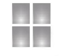 4 adesivi da parete a specchio per soggiorno, bagno, camera da letto, interior styling con base PS e adesione sicura ma rimovibile