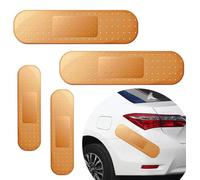 4 adesivi divertenti per auto, a forma di cerotto, adesivi giganti per paraurti auto per danni all'auto, grande adesivo in vinile a fascia, adesivo antigraffio per auto, adesivi per ammaccature