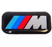 4 adesivi originali con logo BMW M, per cerchi in alluminio