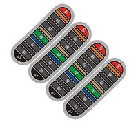 4 adesivi per display della temperatura, termometri, strisce adesive per lo scolorimento, facili da leggere, tester accurato