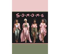 4 African American Sorors wearing Pink and Green: Blank 120 Page Lined Journal/Notebook/Poetry/Lyric Book