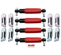 4 Alko Radstossdämpfer Rosso Ammortizzatore Rimorchio 2000/3500kg Supporto Per