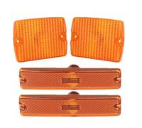 4 alloggiamenti per indicatori laterali e luci di direzione compatibili con Jeep per WRANGLER YJ 1987-1995 modelli tra cui SAHARA per RENEGADE Sport Islander per guida fuoristrada e all'aperto