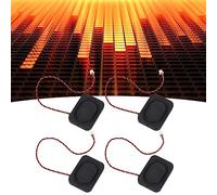 4 altoparlanti a cavità 25x35 mm, mini altoparlanti da 2 W, 8 Ω da 0 a 20 kHz, risposta in frequenza completa, audio, cavità audio con terminali JST, per laptop, video, DVD