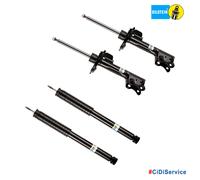 4 Ammortizzatori a Gas Bilstein B4 Mercedes-Benz CLASSE A W169 Telaio Standard