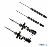 4 Ammortizzatori a Gas Bilstein B4 Opel Corsa E 1.2 1.4 Turbo 1.3 CDTi 2014->