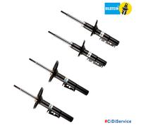 4 Ammortizzatori a Gas Bilstein B4 Porsche Boxster (986) 2.5 2.7 S 3.2 da 1996->