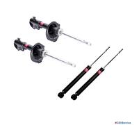 4 Ammortizzatori a Gas KYB Excel-G Toyota Yaris (P1_) 1.0 1.3 Benzina 1.4 D4-D