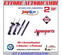 4 AMMORTIZZATORI JAPANPARTS RENAULT CAPTUR I (J5, H5) 2013- 2020 ANT + POST