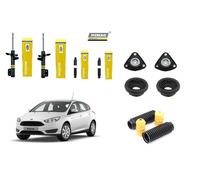 4 AMMORTIZZATORI + SUPPORTI + TAMPONI PER FORD FOCUS 3 III 1.5 TDCI