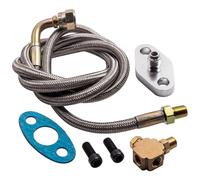 4 AN Hose end fitting Universal 41" Turbo Oil Feed Line Oil return line