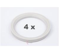 4 anelli di centraggio da 76,0 per cerchioni da 60,1 mm, monocolore (avorio)