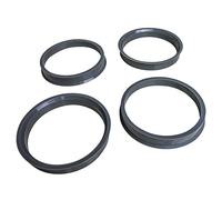 4 anelli di centraggio: diametro esterno 60,1 mm + interno 54,1 mm