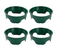 4 anelli protettivi per radici delle piante, resistenti alle intemperie, forme di aiuto per il giardinaggio definite confini aree di crescita multiple cerchi per la cura delle piante