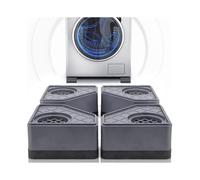 4 Anti Vibration Pads, Non Slip Shock And Noise Cancelling Mat for Washer And Dryer Machine Support Protects Pedestals