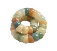 4 Argento Bracciale E Gioielli Corda di giada bianca Imballaggio dito di colore sfumato Design sfumato Imballaggio dito Giocare agli studenti che giocano a cerchio Messaggio Prezioso Bracciale