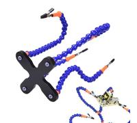 4 Arms Soldering Helping Hands - Aluminum Non Slip Base Holder Jig
