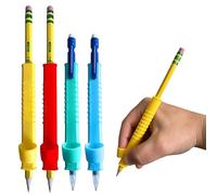 4 Ausili per la Scrittura Sensoriale per Bambini e Ragazzi, Impugnature Testurizzate in Silicone, Set per lo Sviluppo della Scrittura e la Messa a Fuoco, Aiuto per la Scrittura dei Bambini, per