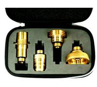 4 Autogas Gpl Fill Adattatore Set Europa Viaggio Kit + Resistente Borsa Custodia