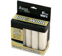4" Axus Decor Rullo Mini In Lana Naturale 100% (Confezione 10)
