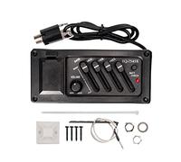 4 Band Guitar Pickup EQ Chitarra Acustica Preamplificatore Amplificatore Equalizzatore Sintonizzatore Spina Da 2,5 Mm Accessori per chitarra acustica