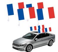 4 bandiere per auto della Francia, per finestrini dell'auto, piccole bandiere dei mondiali