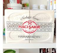 4 bar x Haci Sakir Hammam Pleasure Pure Body Soap 7 once HACISAKIR Exp.Da. 12...