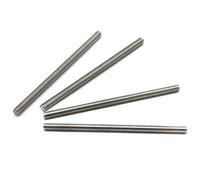 4 barre filettate complete, M8 x 150 mm, in acciaio inox 304, filettatura destra