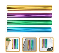 4 bastoncini da staffetta in alluminio: bastoni da staffetta leggeri per la