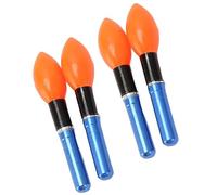 4 Bastoncini Luminosi per Bobber Illuminati di Notte, Luci Galleggianti da Pesca Riutilizzabili, luminosità Ultra Elevata, per gli Appassionati di Pesca, Materiale ABS (rosso)