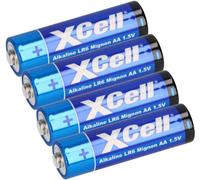 4 batterie AA LR6 da 1,5 V Super alcaline - batterie ad alte prestazioni per la massima potenza