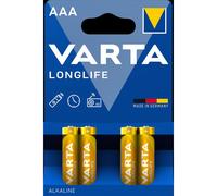 4 Batterie Aaa Lr03 Ministilo 1.5v Varta Longlife