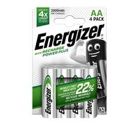 4 Batterie Ricaricabili Energizer Power Plus AA HR6 1.2V 2000mAh Mignon Stilo