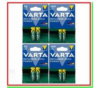 4 Batterie Ricaricabili VARTA AA STILO 2100mAh + 4 Pile AAA Ministilo 1000mAh