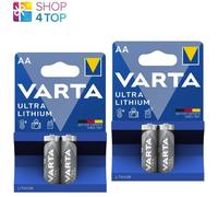 4 Batterie Varta Ultra Lithium AA LR6 1.5V FR14505 Mignon High Power
