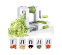 4-Blade Foldable Vegetable Spiralizer - Zucchini Noodle & Veggie Pasta Maker for Low-Carb Diets
