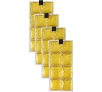 4 Blister Di Ghiaccio Sintetico Riutilizzabile Colore Giallo Biodegradabile 21 °