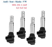4 Bobina Accensione Equivalente Per Bosch 0986221023 Valeo 245141 metzger